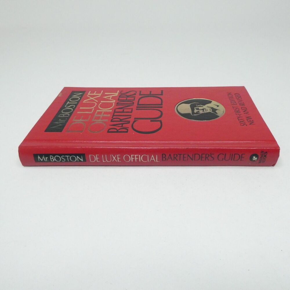 1981 Mr Boston Deluxe Official Bartenders Guide Red 61st Edition Hardcover - Picture 2 of 13